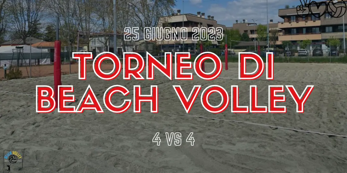 Al momento stai visualizzando Torneo beach volley estivo – 25 Giugno 2023