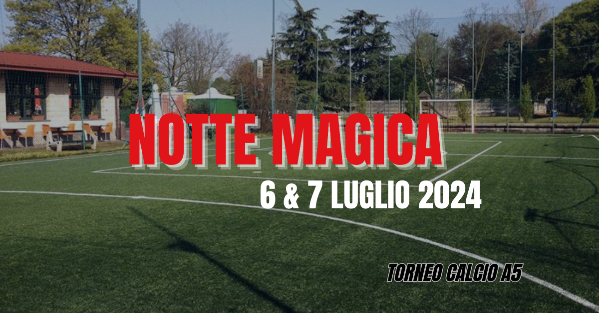 Scopri di più sull'articolo Tornei calcio a5 2024: Notte Magica