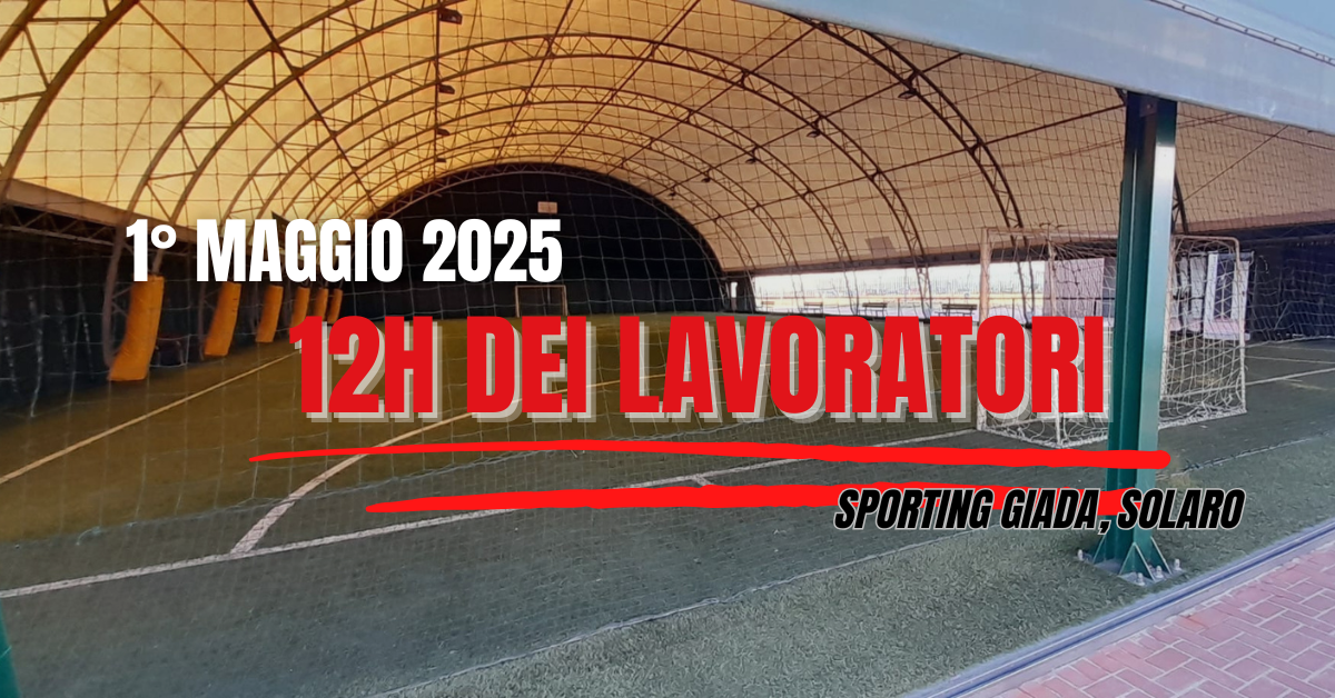 Scopri di più sull'articolo Torneo calcio a 5: 12 ore dei lavoratori